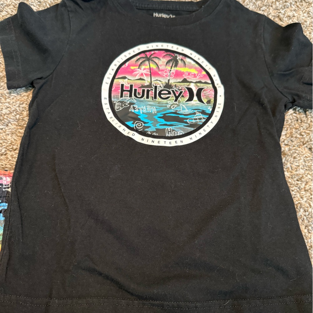 Hurley Black and Multicolor Kids Matching Set - Picture 2 of 6